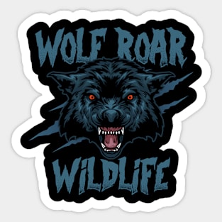 WOLF Roar Sticker